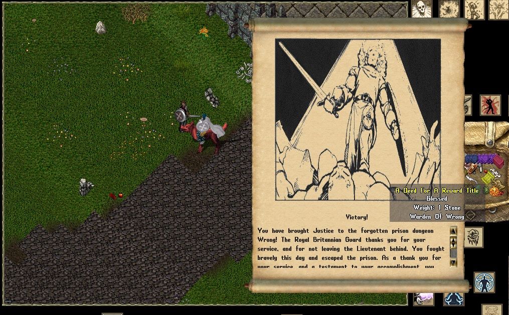 so the Wrong quest gets you...... nothing? Ultima Online Forums